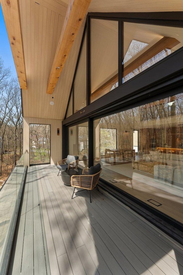 view of deck