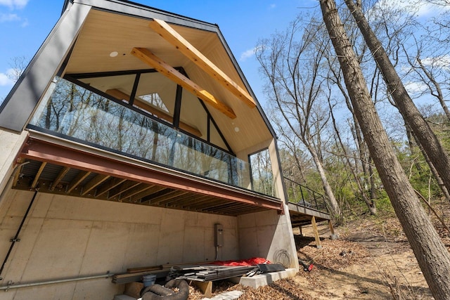 view of side of home