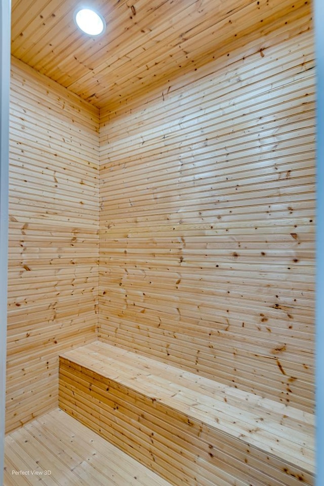 573 W Babcock Ave, Elmhurst, IL 60126 - relaxing sauna with wood ceiling and wood walls