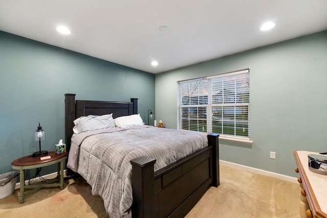 733 Florence St, Hampshire, IL 60140 - bedroom featuring baseboards, recessed lighting, and light colored carpet