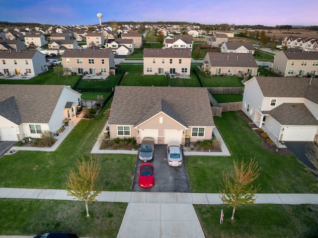 733 Florence St, Hampshire, IL 60140 - bird's eye view with a residential view