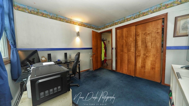23233 W N Lakewood Ln, Lake Zurich, IL 60047 - office with baseboards and carpet