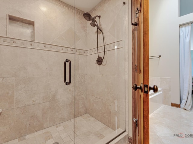 1341 N Home Ct, Palatine, IL 60074 - bathroom with a shower stall