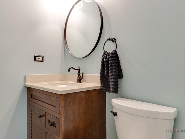 1341 N Home Ct, Palatine, IL 60074 - half bathroom with vanity and toilet