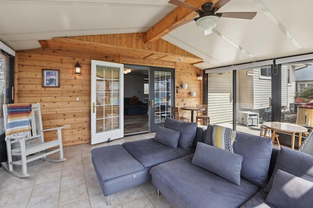 4569 Gettysburg Dr, Rolling Meadows, IL 60008 - view of patio / terrace featuring ceiling fan