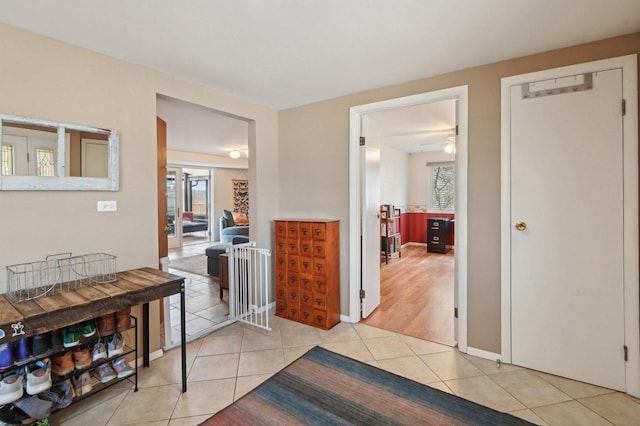 4569 Gettysburg Dr, Rolling Meadows, IL 60008 - hall with light tile patterned floors