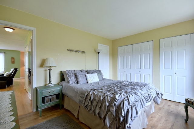 1923 Windward Ln Unit 1923, Hanover Park, IL 60133 - bedroom featuring wood finished floors and two closets