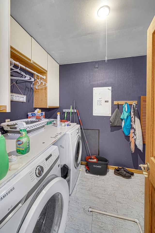 19605 Redwood Ln, Mokena, IL 60448 - washroom featuring washing machine and dryer and laundry area