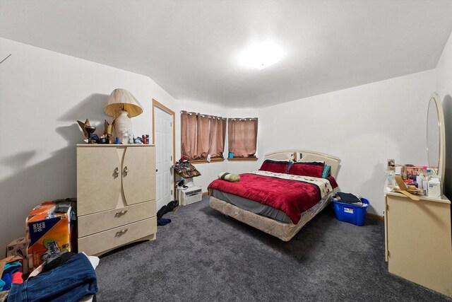 bedroom featuring carpet flooring