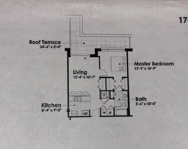1740 Oak Ave Unit 307, Evanston, IL 60201 - floor plan