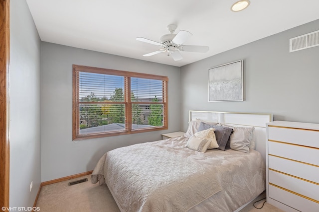 11330 Brigitte Ter, Orland Park, IL 60462 - bedroom with carpet floors, baseboards, and a ceiling fan
