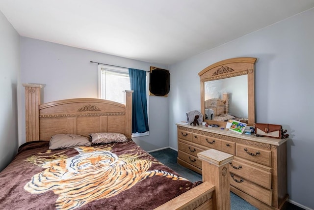 509 Darlene Ln Unit A, Glendale Heights, IL 60139 - bedroom featuring dark colored carpet