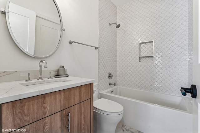1934 W Patterson Ave, Chicago, IL 60613 - full bathroom with toilet, vanity, and shower / washtub combination