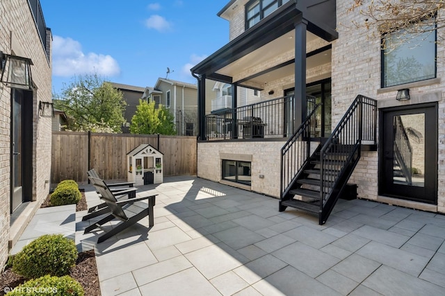 1934 W Patterson Ave, Chicago, IL 60613 - view of patio / terrace featuring fence