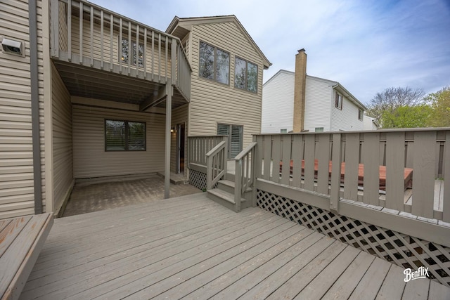 143 Midway Ln, Vernon Hills, IL 60061 - view of wooden deck