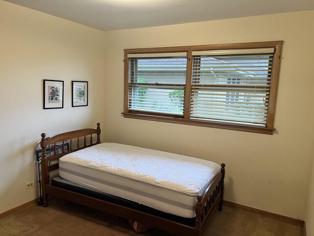 bedroom with visible vents