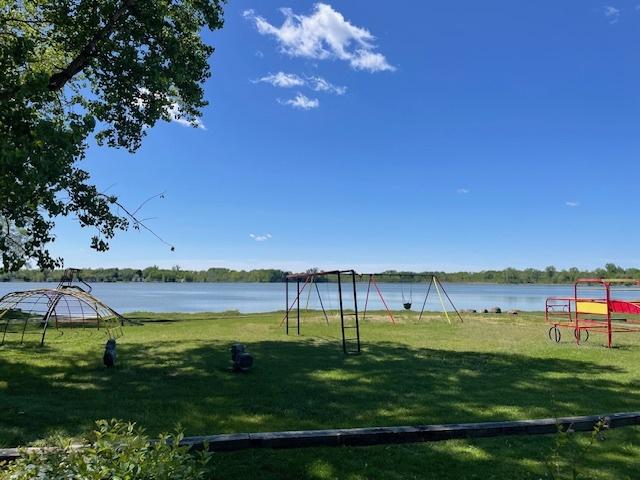 27569 N Beech St, Island Lake, IL 60042 - view of green lawn with a water view