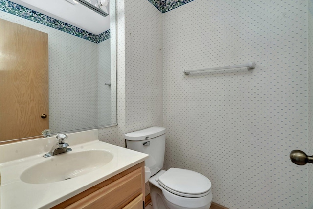 7017 Plymouth Ct, Tinley Park, IL 60477 - half bath featuring vanity and toilet