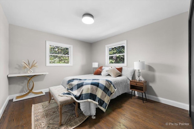 4430 Roslyn Rd, Downers Grove, IL 60515 - bedroom featuring wood finished floors, baseboards, and multiple windows
