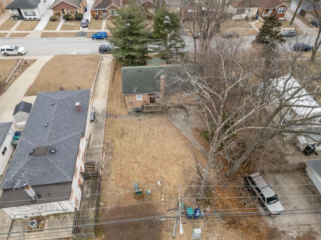 2724 W 96th Pl, Evergreen Park, IL 60805 - birds eye view of property featuring a residential view