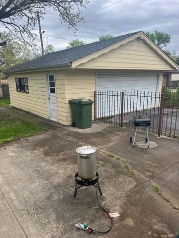 14535 Minerva Ave, Dolton, IL 60419 - detached garage featuring fence
