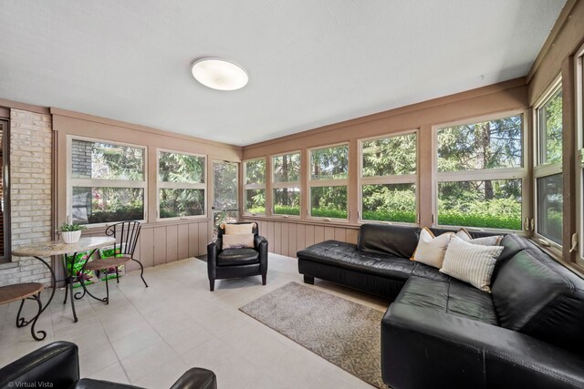 396 Crestwood Rd, Wood Dale, IL 60191 - sunroom / solarium featuring tile patterned flooring