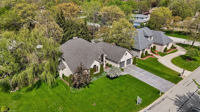 396 Crestwood Rd, Wood Dale, IL 60191 - view from above of property