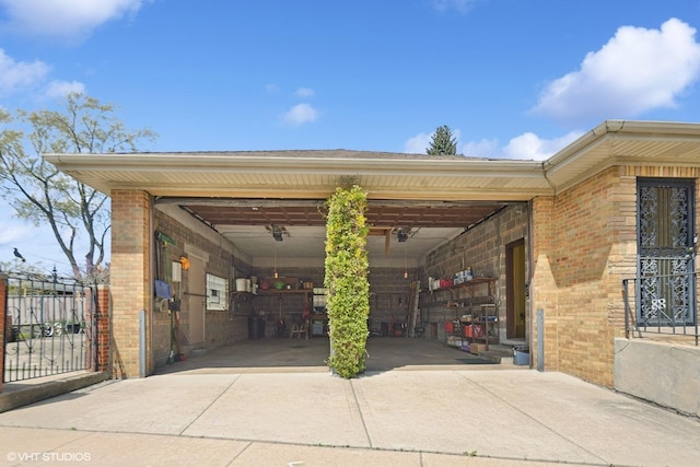 7010 W Devon Ave, Chicago, IL 60631 - view of car parking with a garage and driveway