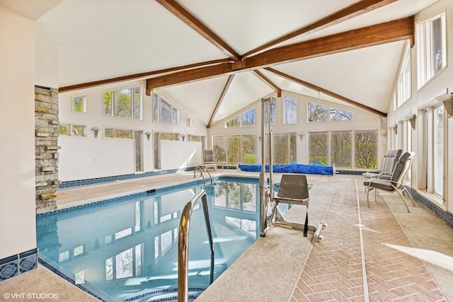 view of indoor pool