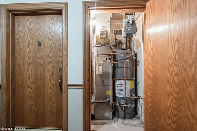 utilities featuring water heater