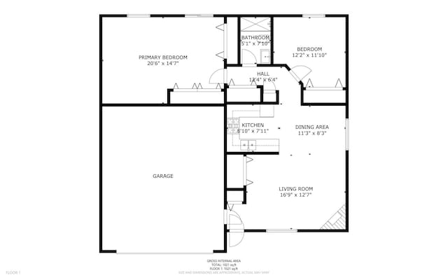 713 Arbury Ct, Romeoville, IL 60446 - home floor plan