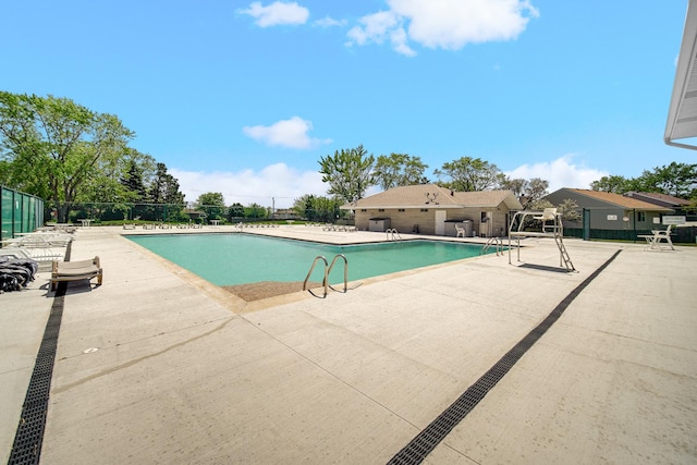 713 Arbury Ct, Romeoville, IL 60446 - community pool featuring a patio