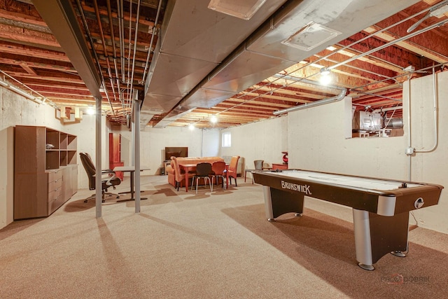2550 Bayswater Cir, Gurnee, IL 60031 - rec room featuring pool table and carpet