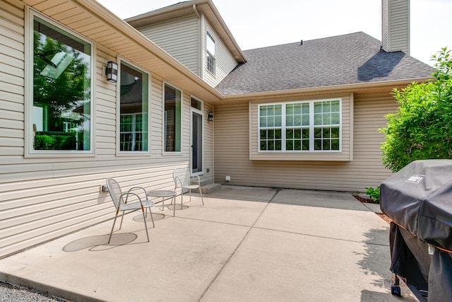 2550 Bayswater Cir, Gurnee, IL 60031 - view of patio featuring a grill