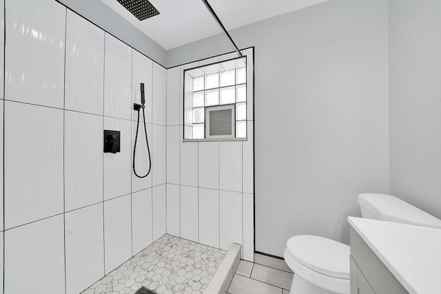 7315 S California Ave, Chicago, IL 60629 - bathroom featuring toilet and a tile shower