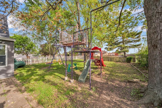 12540 S Tripp Ave, Alsip, IL 60803 - view of yard with a playground