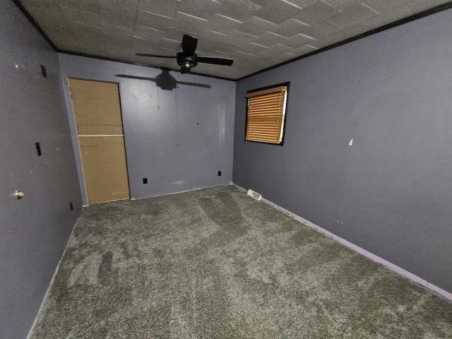 1208 Minkel St, Rock Falls, IL 61071 - carpeted spare room featuring visible vents and a ceiling fan