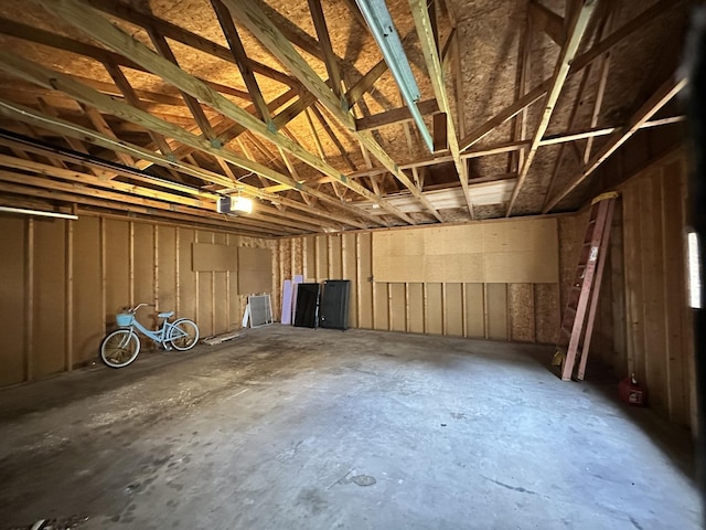 503 N William St, Farmer City, IL 61842 - basement with a garage