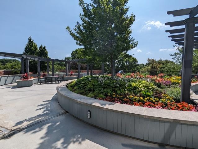 surrounding community featuring a patio area and a pergola