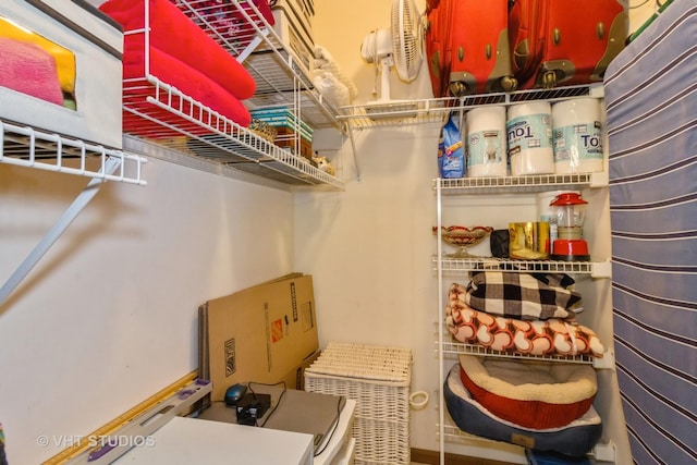 view of pantry