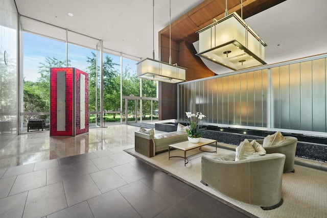 view of community lobby