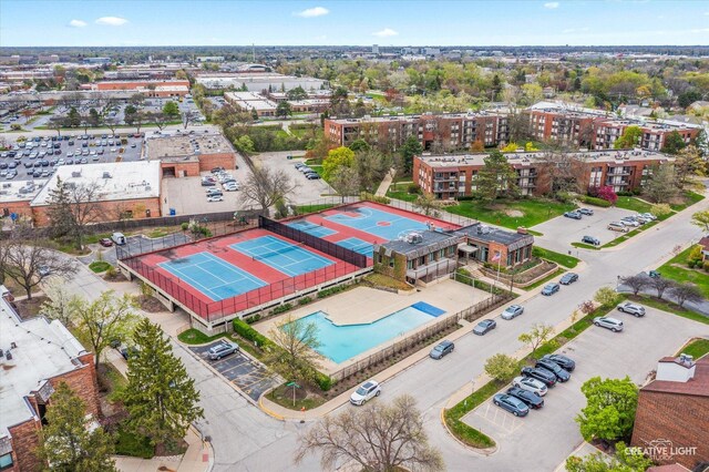 drone / aerial view