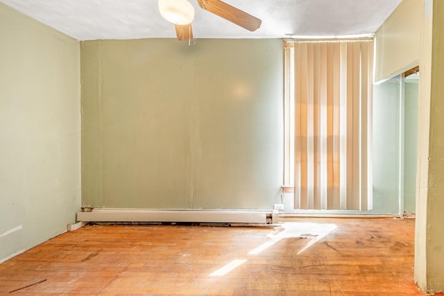 6835 S Winchester Ave, Chicago, IL 60636 - spare room featuring a ceiling fan and hardwood / wood-style flooring