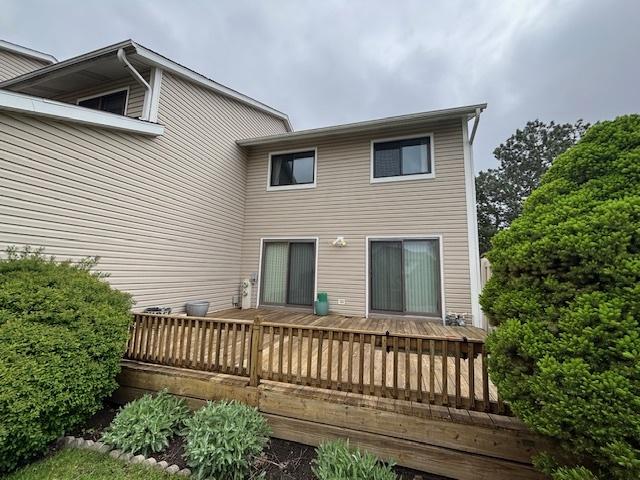 1141 E Randville Dr, Palatine, IL 60074 - rear view of house featuring a deck