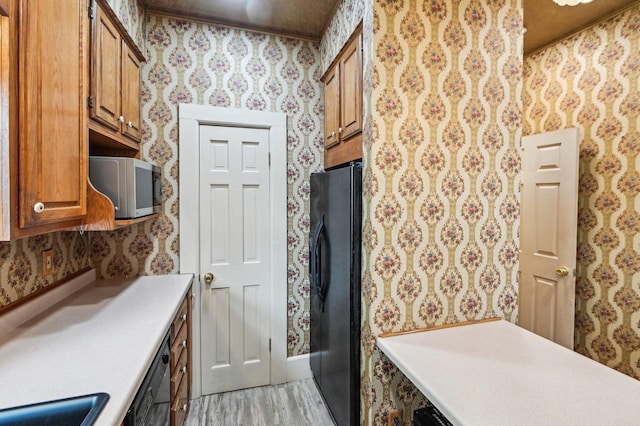 108 N Channing St, Elgin, IL 60120 - mudroom with light wood-style flooring and wallpapered walls