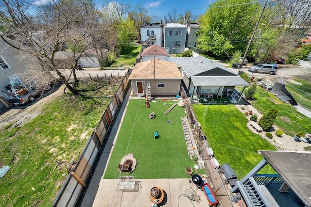 drone / aerial view