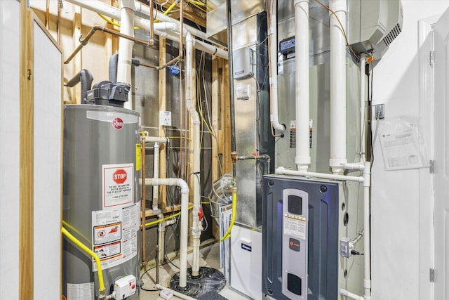 utilities featuring water heater