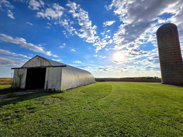8554 S Daysville Rd, Franklin Grove, IL 61031 - view of outbuilding featuring an outdoor structure