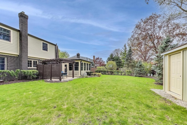 1608 N Douglas Ave, Arlington Heights, IL 60004 - view of yard featuring a pergola and a patio area