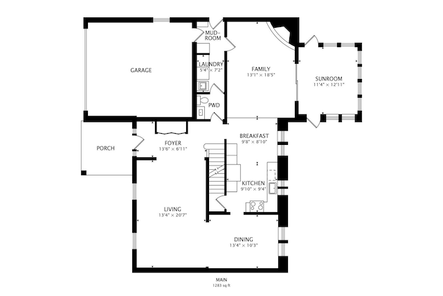 1608 N Douglas Ave, Arlington Heights, IL 60004 - floor plan / room layout